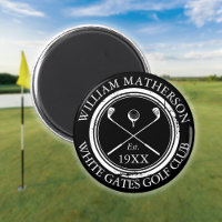 Personalisierter Golfklub Name Golf Alter Briefmar