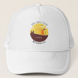 Personalisierter Golfschläger-Name Classic Trucker Truckerkappe