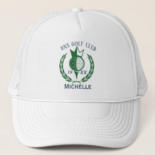 Personalisierter Golfschläger Name Classic Truckerkappe