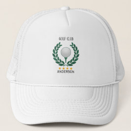 Personalisierter Golfschläger-Name Custom Trucker  Truckerkappe