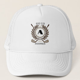 Personalisierter Golfschläger-Name Custom Trucker  Truckerkappe