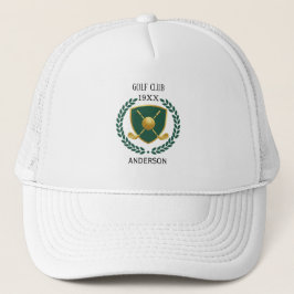 Personalisierter Golfschläger-Name Custom Trucker  Truckerkappe