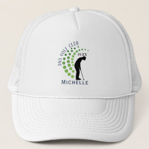 Personalisierter Golfschlägername Klassisch Truckerkappe