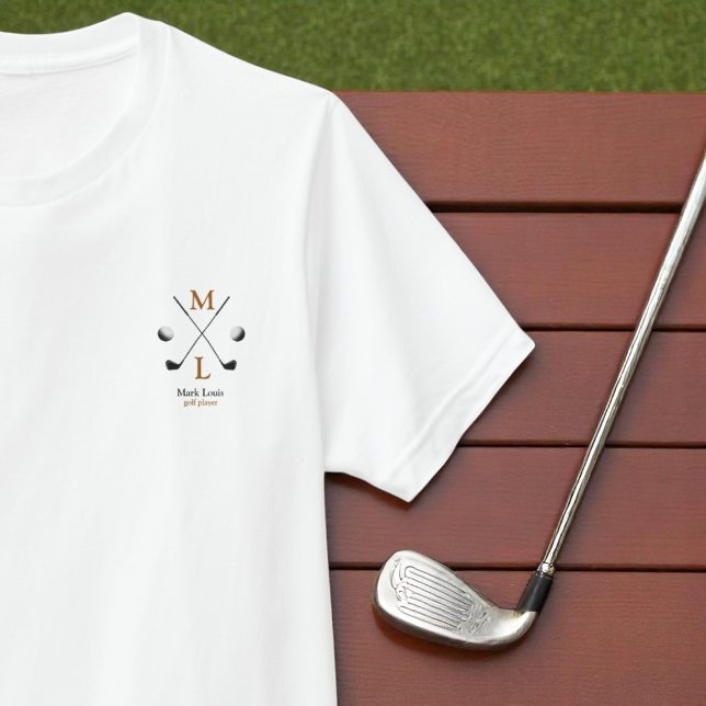 Personalisierter Golfspieler T-Shirt (Von Creator hochgeladen)