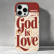 Personalisierter Gott ist Liebe Vintag Christlich