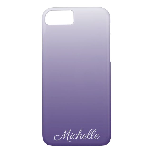 Personalisierter Gradient ombre Ultra Violet Case-Mate iPhone Hülle (Rückseite)