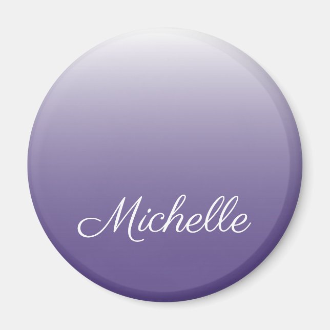 Personalisierter Gradient ombre Ultra Violet Magnet (Vorne)