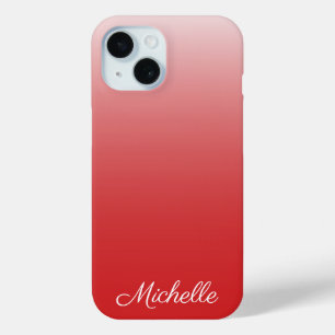 Personalisierter Gradienten ombre red Case-Mate iP iPhone Hülle