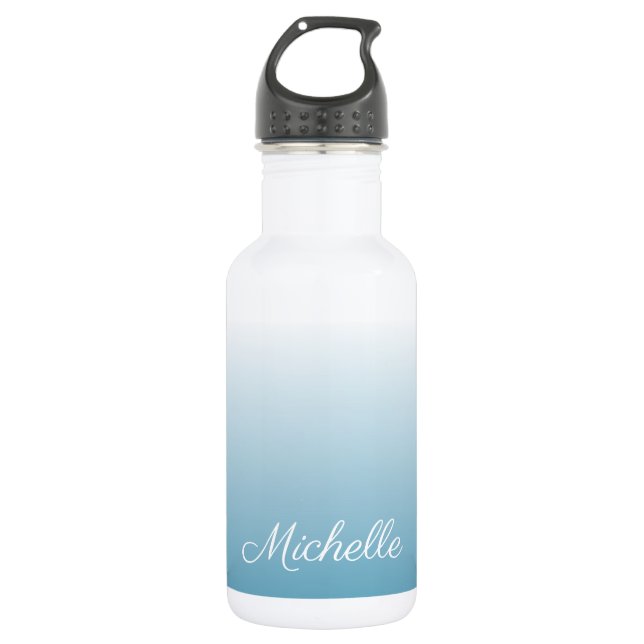 Personalisierter Gradientengel Edelstahlflasche (Vorderseite)