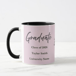 Personalisierter Graduierten-Becher – Eleganter Sc Tasse