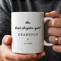 Personalisierter Grandpop-Becher, neues Großvater-