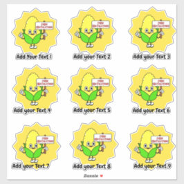 Personalisierter Gratulationstrainer Aufkleber