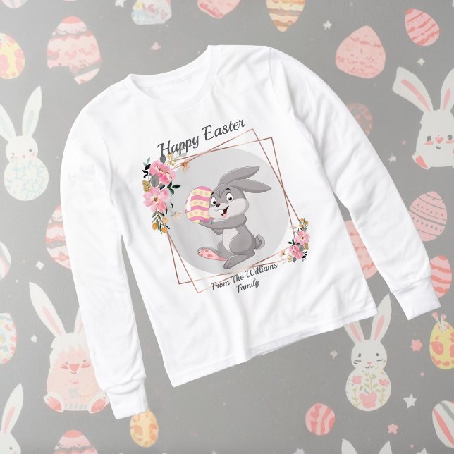 Personalisierter grauer Osterhase  (Von Creator hochgeladen)