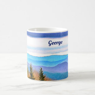 Personalisierter Great Smokey Mountains Cup Kaffeetasse
