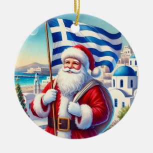 Personalisierter griechischer Weihnachtsschmuck