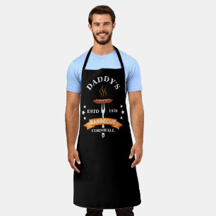 Personalisierter Grillname & Place Grill GRILLEN Schürze