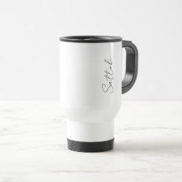 Personalisierter großer Namens-40oz-isolierter Bec Reisebecher