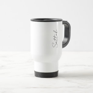 Personalisierter großer Namens-40oz-isolierter Bec Reisebecher