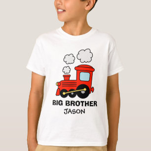 Personalisierter großer roter Spielzeugzug des T-Shirt