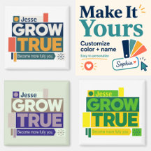 Personalisierter Grow True Magnet