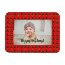 Personalisierter Grün-Roter Weihnachtsbaum