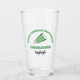 Personalisierter Gründer Gymnasium Cheerleader Glas