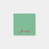 Personalisierter grüner Skriptname