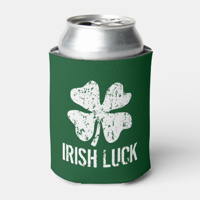 Personalisierter grüner St. Patricks Day kann kühl Dosenkühler (Kanne Vorderseite)