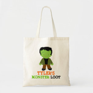 Personalisierter Halloween Candy Bag Trick oder Tr Tragetasche