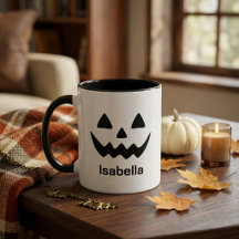 Personalisierter Halloween-Kürbiskopf