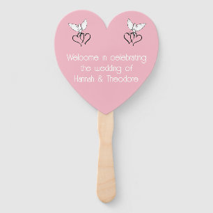 Personalisierter Handfächer - Hochzeitsandenken