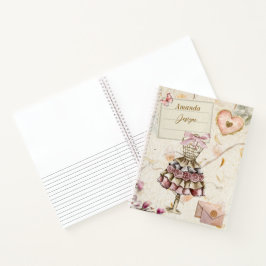 Personalisierter handgefertigter Maulbeerpapier-De Notizbuch