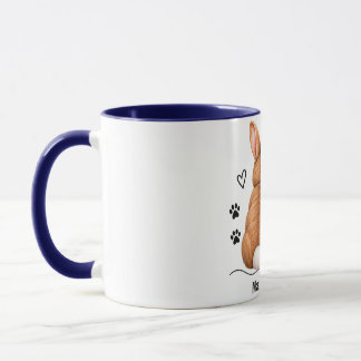 Personalisierter Hasenpaar-Becher Tasse