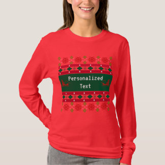 Personalisierter, hässlicher Weihnachtssaft "Sweat T-Shirt