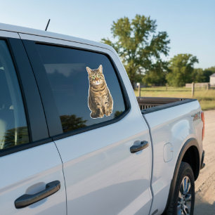 Personalisierter Haustier-Foto-Autofensteraufklebe Aufkleber