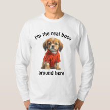 Personalisierter Haustier-Foto Boss Hund