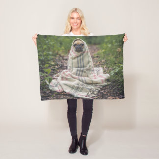 Personalisierter Haustier-Foto-Fleece-freier Raum Fleecedecke