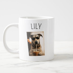 Personalisierter Haustier-Foto-Kaffeebecher Jumbo-Tasse