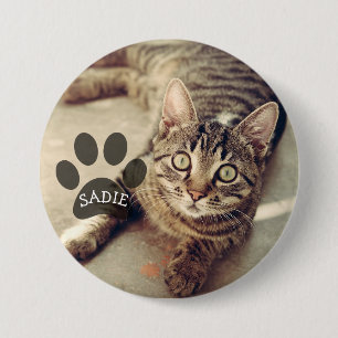 Personalisierter Haustier-Foto-Knopf mit Button