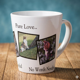 Personalisierter Haustier-Foto-Latte-Mug Milchtasse