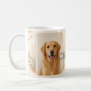Personalisierter Haustier-Foto- und Namens-Wasserf Kaffeetasse
