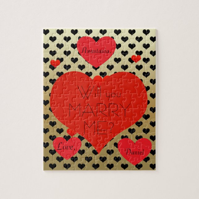 Personalisierter Heiratsvorschlag wird mich heirat (Vertikal)