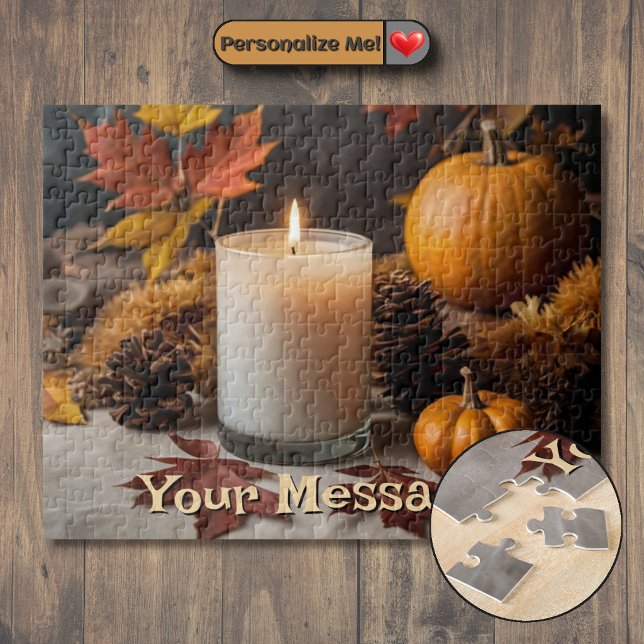 Personalisierter Herbst (Customizable Autumn-Themed Jigsaw Puzzle)