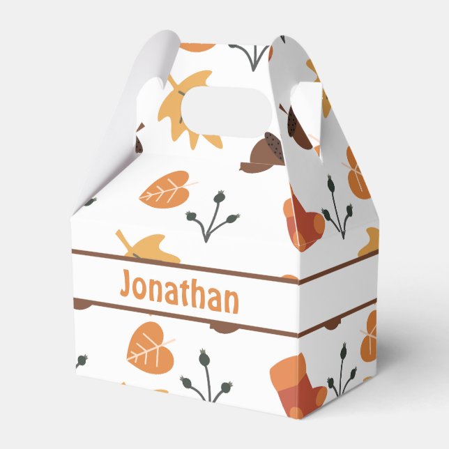 Personalisierter Herbstvorzug Geschenkschachtel (Vorderseite)