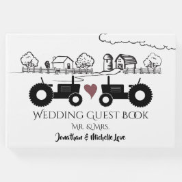Personalisierter Herr und Frau Tractors bei der Ho Gästebuch