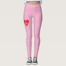 Personalisierter Herzschlag über Rosa