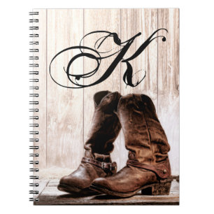 Personalisierter Hinweis Buch Boots Country Rustic