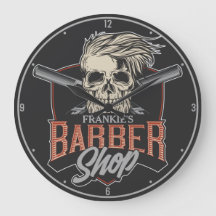 Personalisierter Hipster aus Friseursalon Skull un