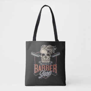 Personalisierter Hipster aus Friseursalon Skull un Tasche