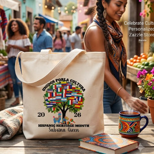 Personalisierter Hispanic Heritage Month Jumbo Stoffbeutel